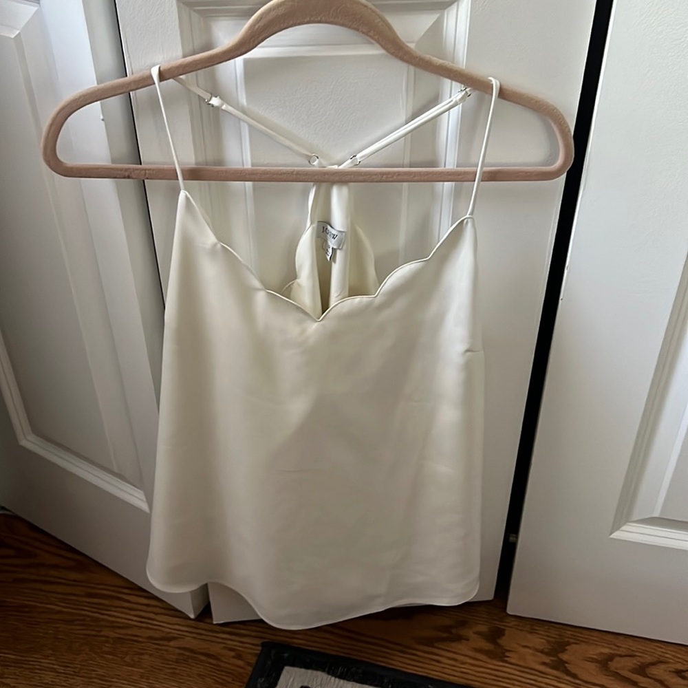 Jcrew scalloped cami